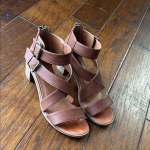 Brown Strappy Sandals